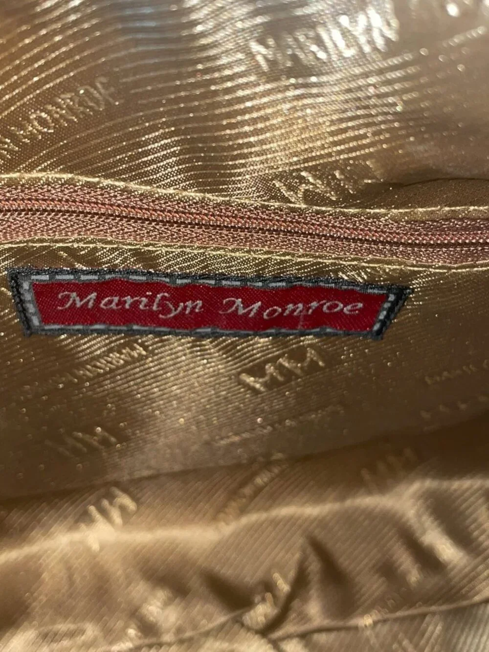 Marilyn Monroe Bamboo Handles Purse New W/ Tags & Dust bag Glam Rhinestone